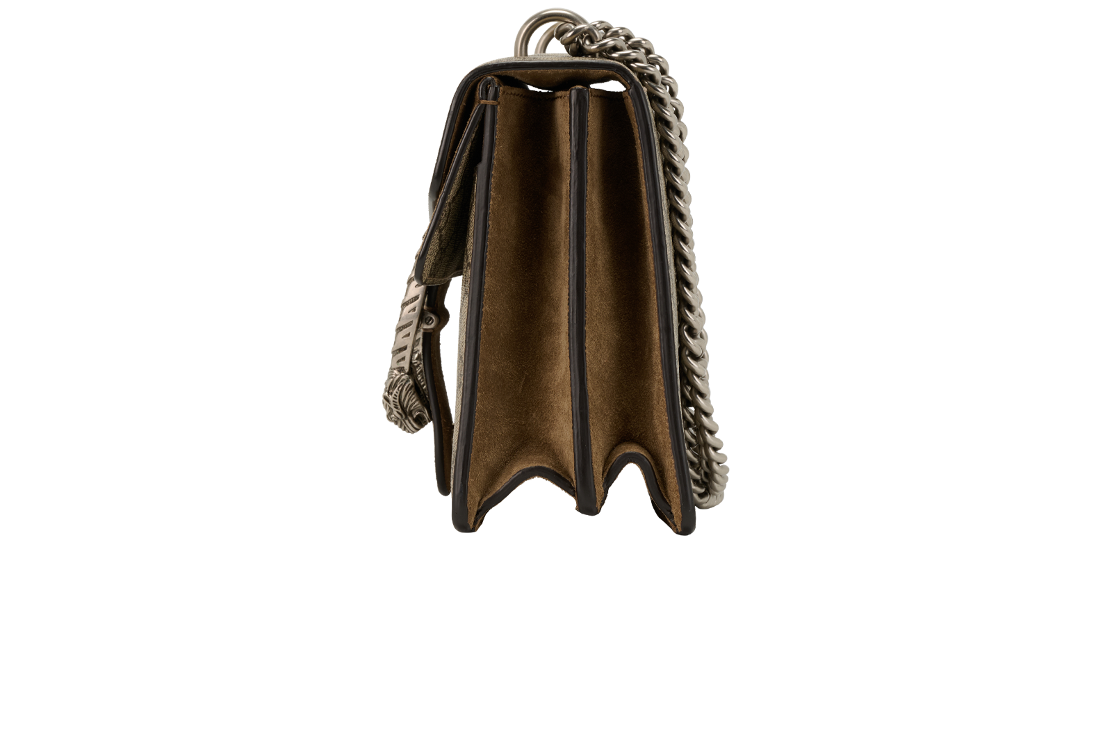 Small Dionysus, &pound;850, Handbags, Beige, Canvas/Suede, Bottom view